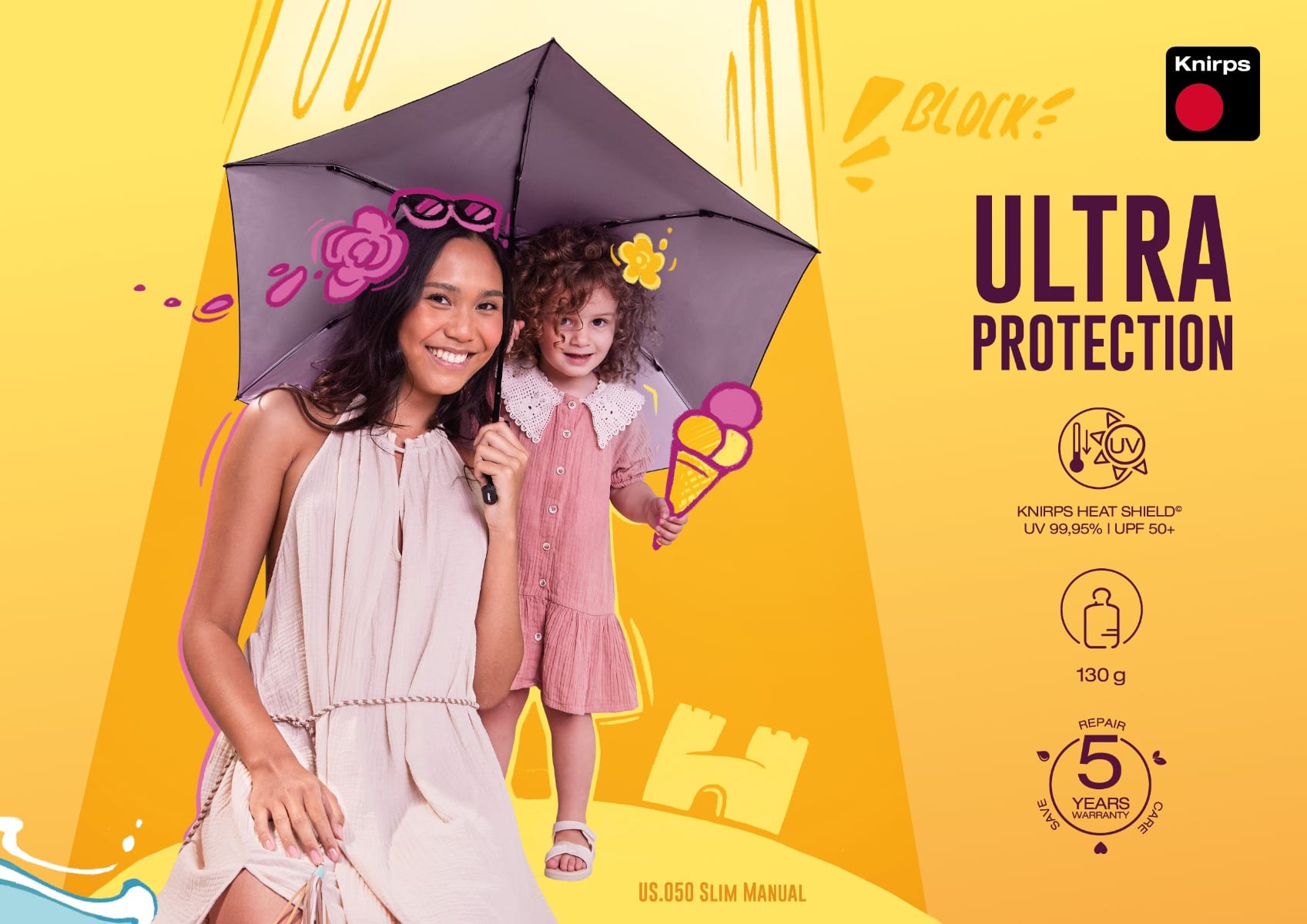 US.050 avec Knirps Heat Shield®