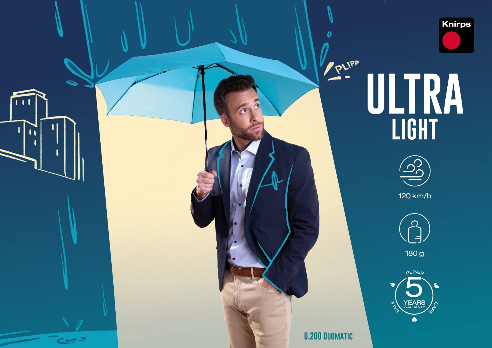 Knirps U.200 Duomatic parapluie