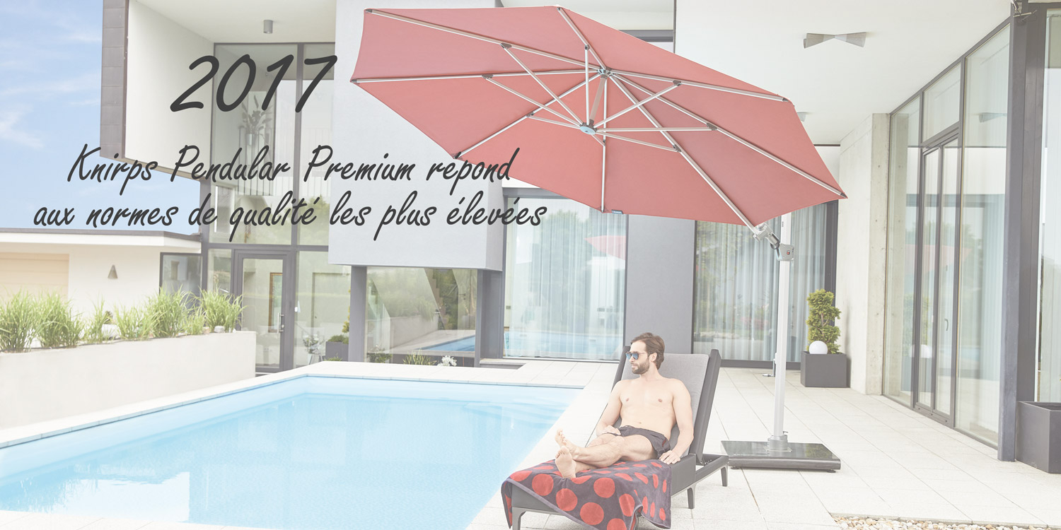 Le parasol pendulaire de Knirps reçoit un prix Le parasol pendulaire de Knirps reçoit un prix
