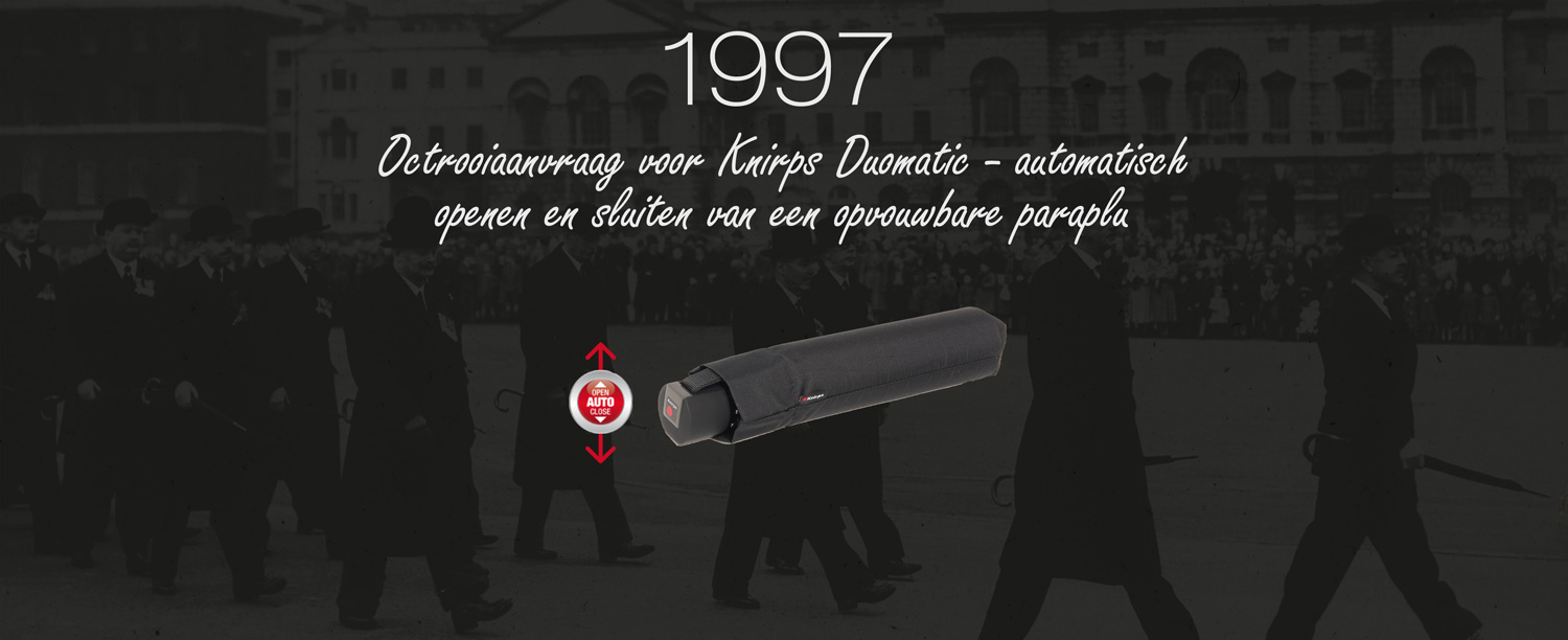 Demande de brevet Knirps Duomatic Demande de brevet Knirps Duomatic